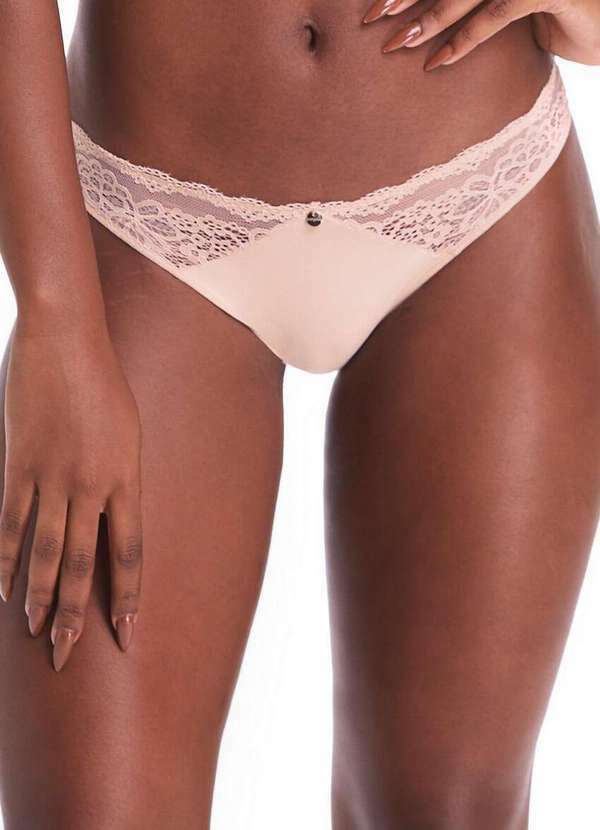 Bonjour - Calcinha Biquíni Bonjour Ft35300 Ece--Bege-Essence