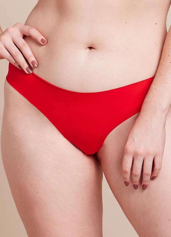 Bonjour - Calcinha Biquíni Bonjour Ft35870 Vpp-Vermelho-Pop