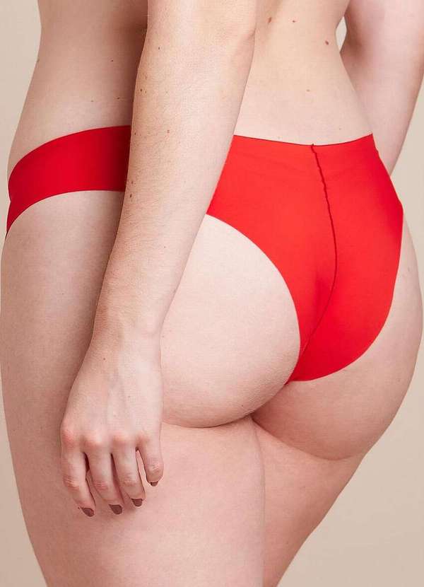 Bonjour - Calcinha Biquíni Bonjour Ft35870 Vpp-Vermelho-Pop 2