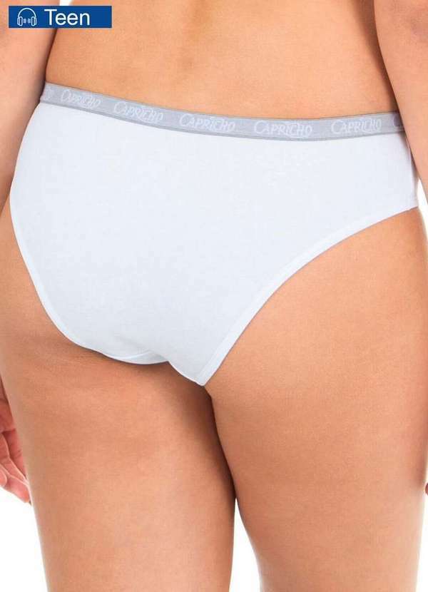 Capricho - Calcinha Biquíni Capricho 382.023 Br-Branco 2