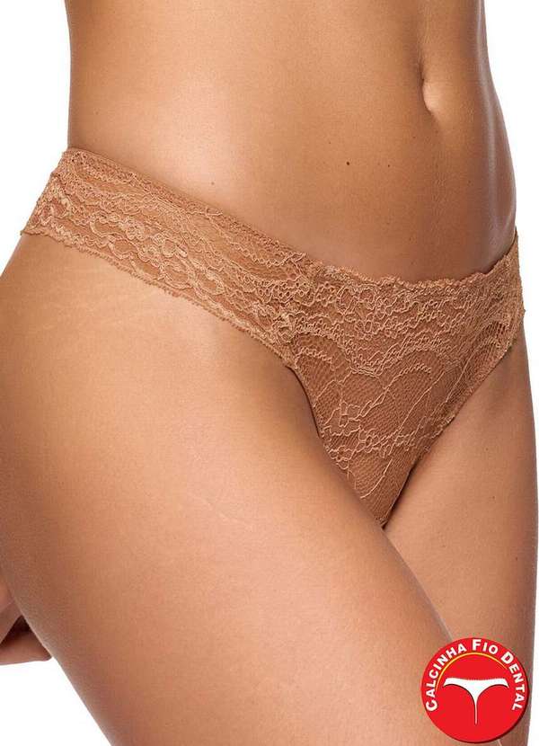 Valisere - Calcinha Biquíni Fio Dental Valisere 78832.5 804-Bronze 3