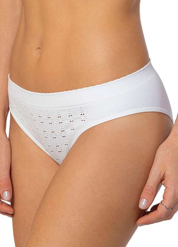 Lupo - Calcinha Biquíni Loba 40460-003 1110-Branco