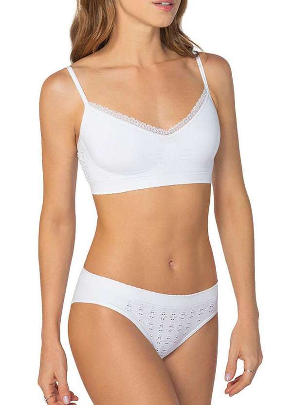 Lupo - Calcinha Biquíni Loba 40460-003 1110-Branco 3