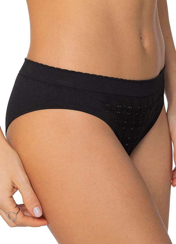 Lupo - Calcinha Biquíni Loba 40460-003 9990-Preto