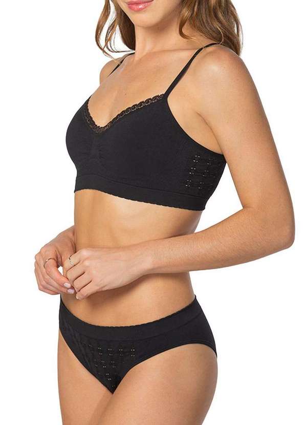 Lupo - Calcinha Biquíni Loba 40460-003 9990-Preto 3