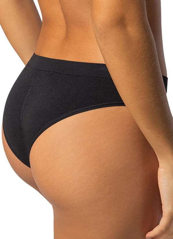 Lupo - Calcinha Biquíni Loba 40907-001 9990-Preto 2