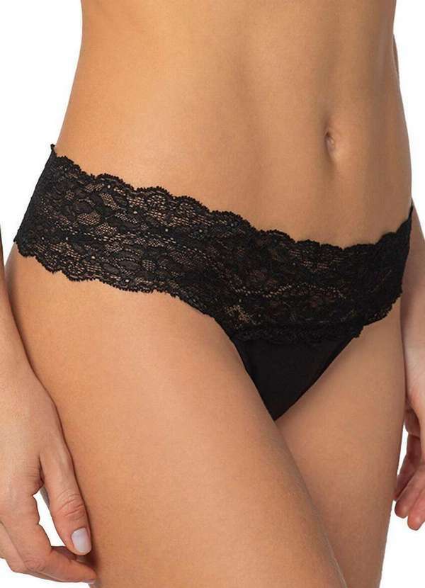 Lupo - Calcinha Biquíni Loba 43006-001 9990-Preto