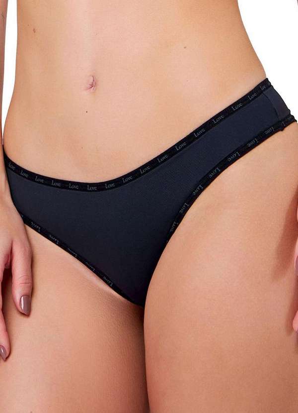 Love Secret - Calcinha Biquíni Love Secret 838203 012-Preto