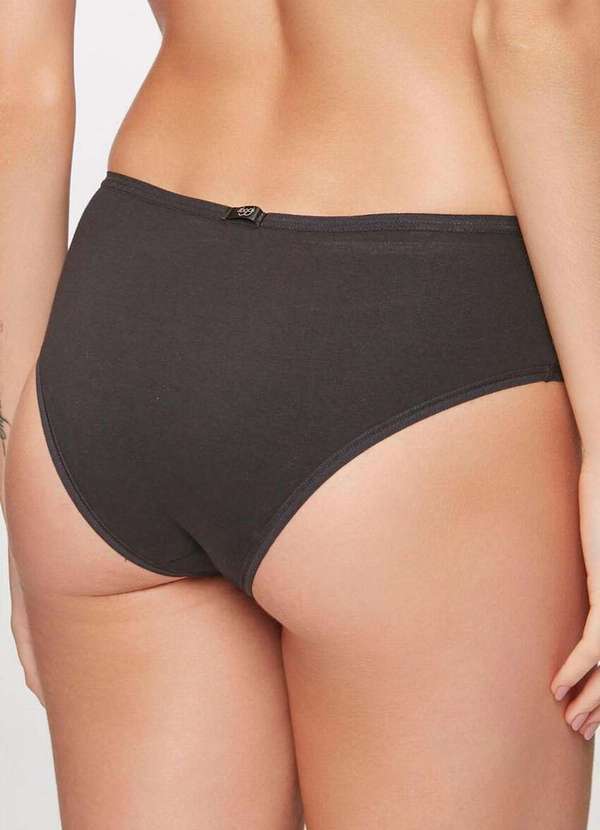 Sloggi - Calcinha Biquíni Midi Sloggi 27138 217-Preto 2