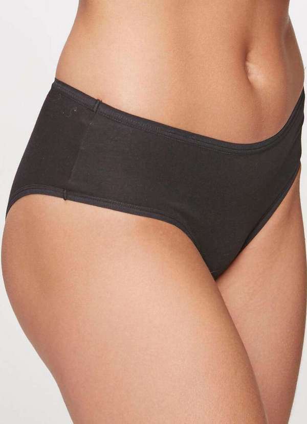 Sloggi - Calcinha Biquíni Midi Sloggi 27138 217-Preto 3