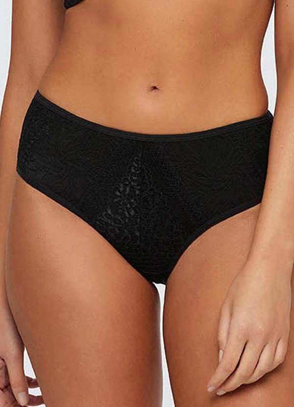 Triumph - Calcinha Biquíni Midi Triumph 45061 217-Preto