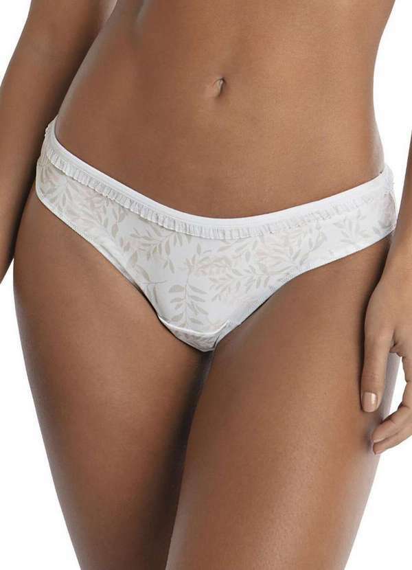 Demillus - Calcinha Biquíni Miss América Demillus 53165 20-Branco