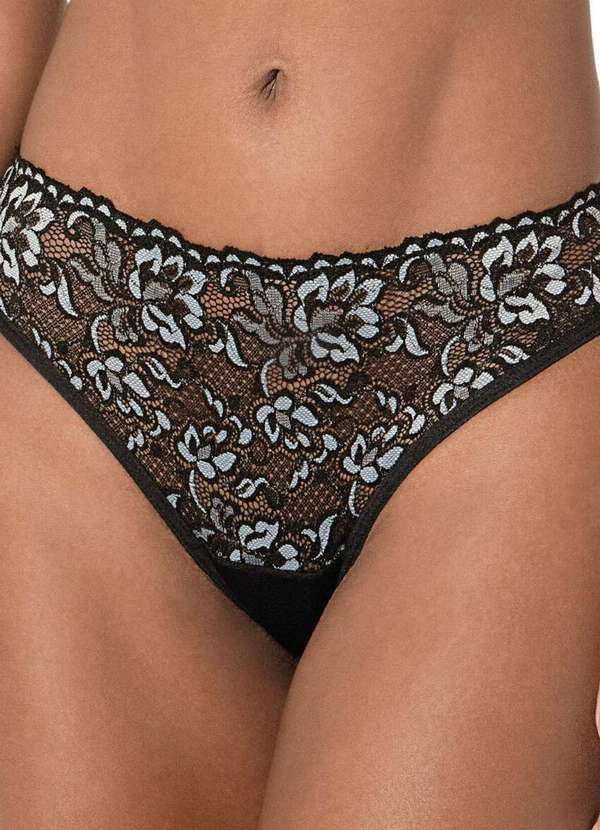 Demillus - Calcinha Biquíni Promenade Demillus 53071 27-Preto