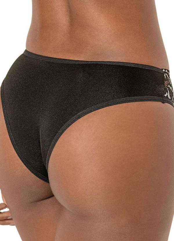 Demillus - Calcinha Biquíni Promenade Demillus 53071 27-Preto 2