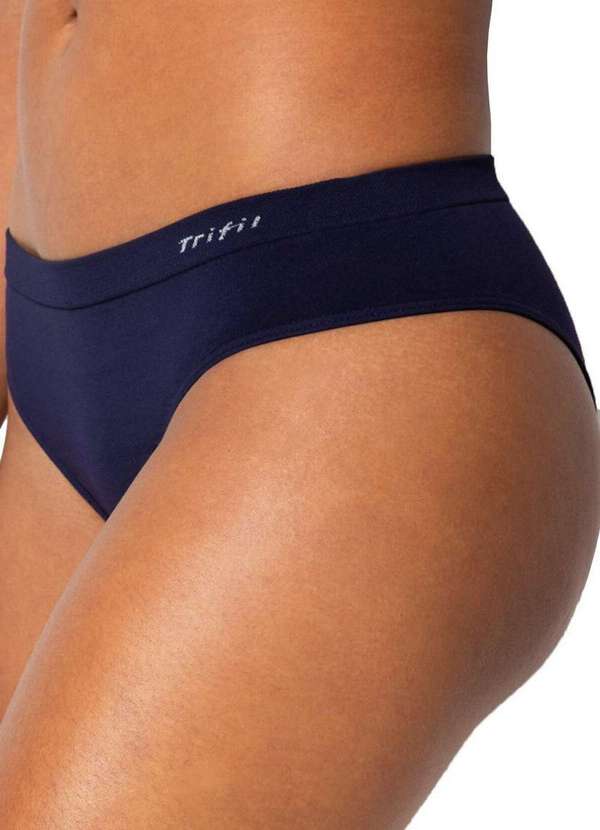 Trifil - Calcinha Biquíni Trifil 4079 0x01-Azul-Marinho