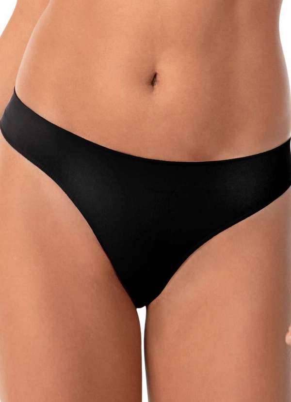 Demillus - Calcinha Biquíni Ultraleve Demillus 53306 27-Preto