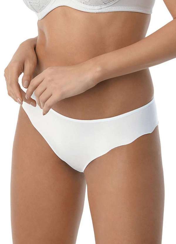 Demillus - Calcinha Biquíni Virtuel Demillus 16498 20-Branca