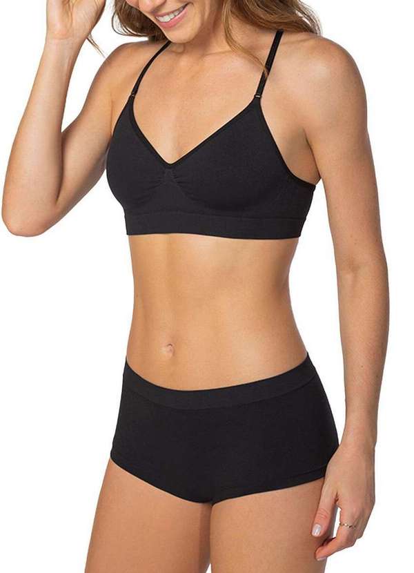 Lupo - Calcinha Boxer Loba 40450-001 999-Preto 3