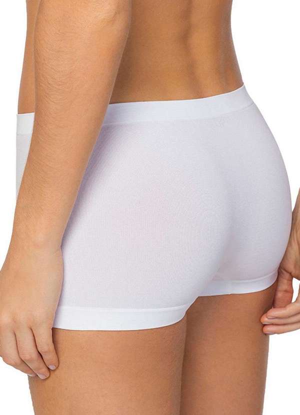 Lupo - Calcinha Boxer Loba 40905-001 1110-Branco 2