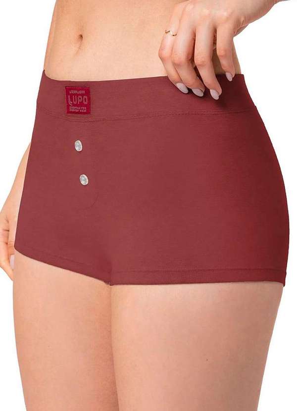 Lupo - Calcinha Boxer Loba 43028-001 5903-Marsala
