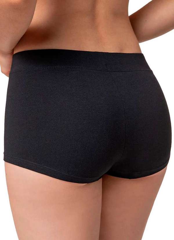 Lupo - Calcinha Boxer Loba 43028-001 9990-Preto 2