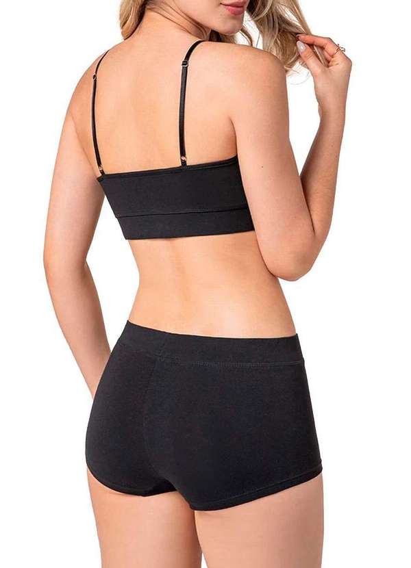 Lupo - Calcinha Boxer Loba 43028-001 9990-Preto 4