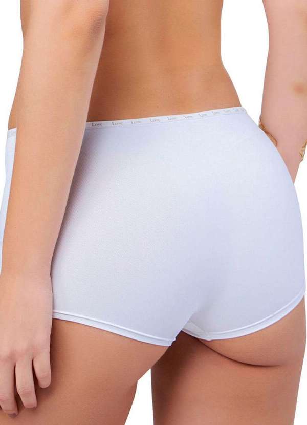 Love Secret - Calcinha Boxer Love Secret 838204 003-Branco 2
