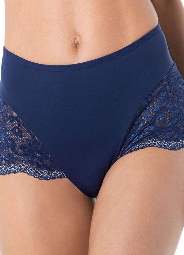 Demillus - Calcinha Caleçon Atlante Demillus 57039 15-Marinho