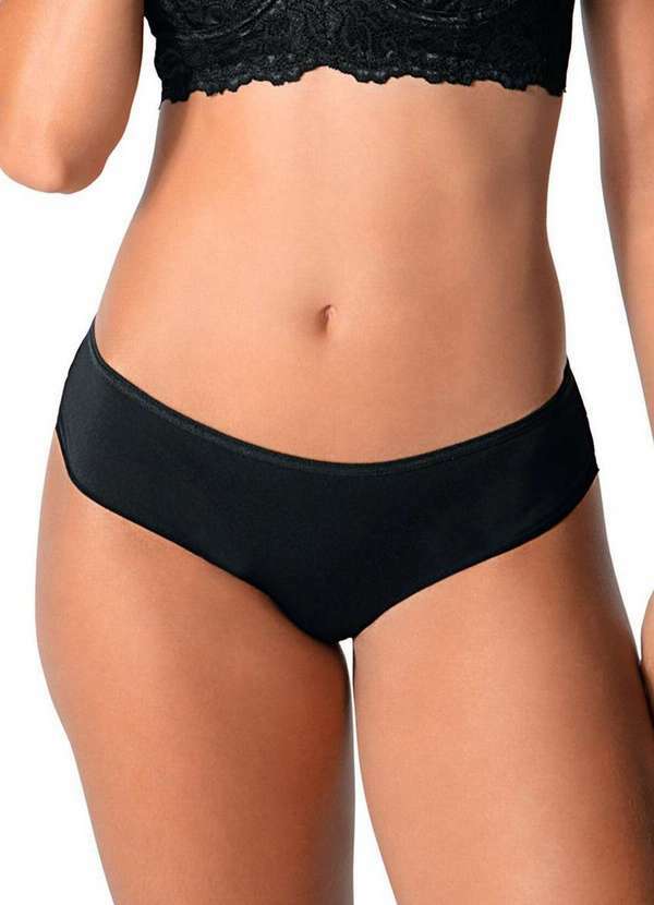 Demillus - Calcinha Caleçon Candy Baby Demillus 54291 27-Preto