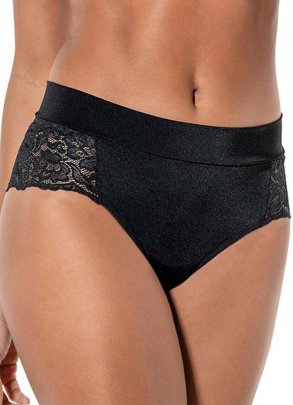 Demillus - Calcinha Caleçon Demillus Barínya 57307 27-Preto