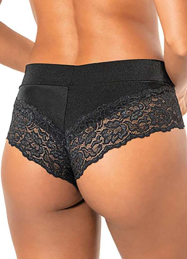 Demillus - Calcinha Caleçon Demillus Barínya 57307 27-Preto 2