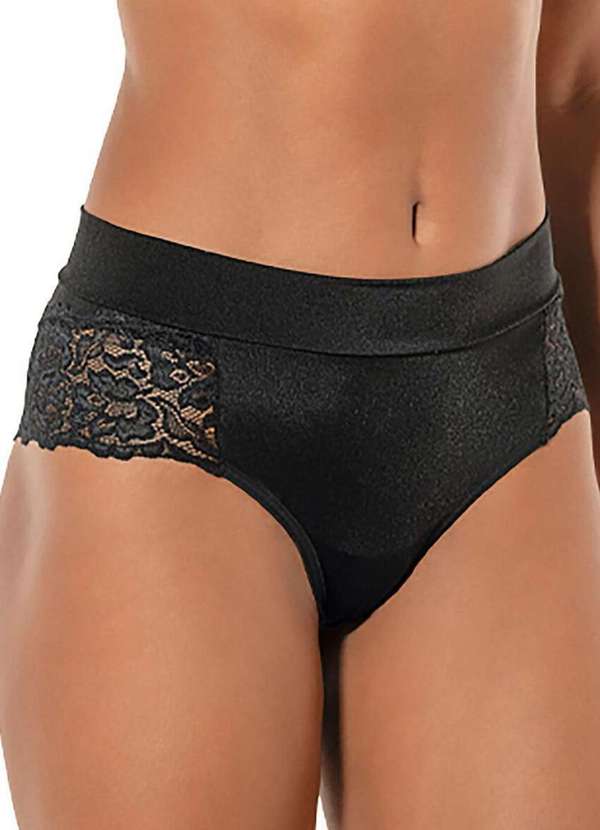 Demillus - Calcinha Caleçon Demillus Barínya 57307 27-Preto 3