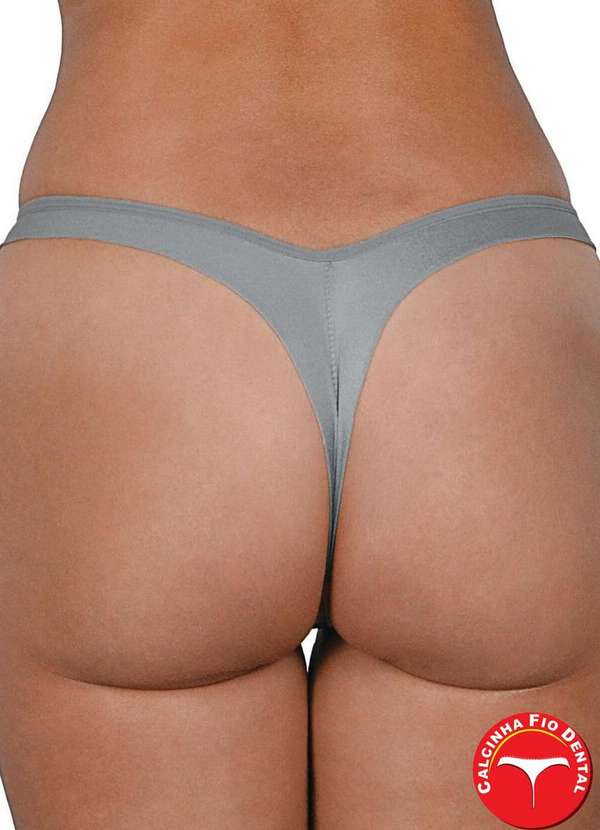 Demillus - Calcinha Fio Dental Demillus 51813 76-Prata