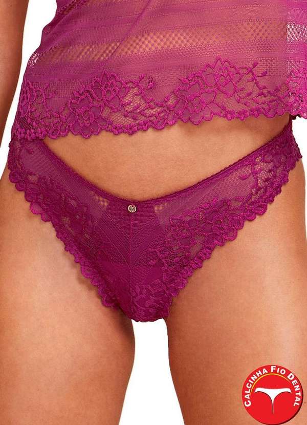 Hope - Calcinha Fio Dental Hope 0le37820 Rdr-Rosa-Drama 2