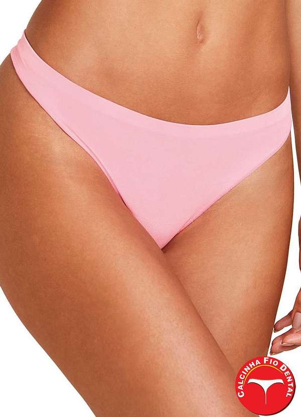 Hope - Calcinha Fio Dental Hope S37120 Rad-Rosa-Algodão 2
