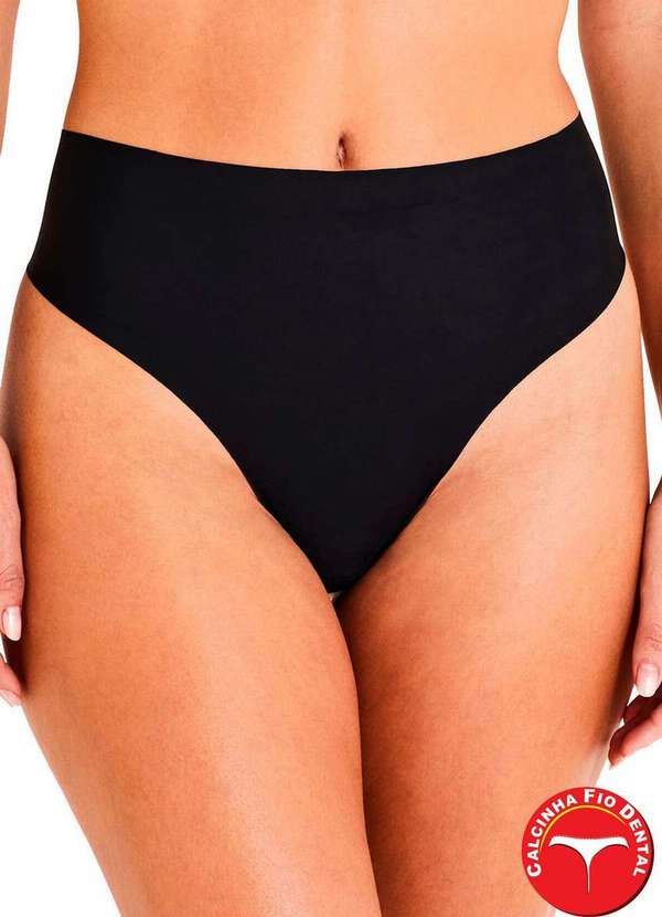 Liz - Calcinha Fio Dental Hot Pant Liz 50255 381-Super-Black 2