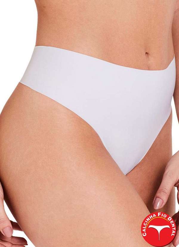Liz - Calcinha Fio Dental Hot Pant Liz 50255 09-Branco 3