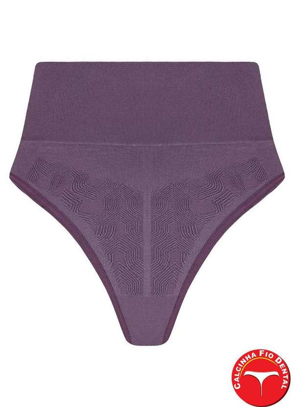 Lupo - Calcinha Fio Dental Loba 40342-002 Plus Size 0580-Roxo-Neblina 3