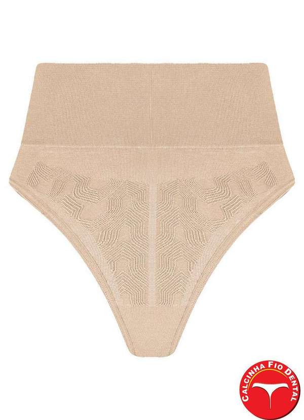 Lupo - Calcinha Fio Dental Loba 40342-002 Plus Size 6140-Natural-Peach