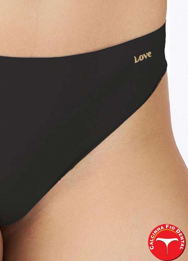 Love Secret - Calcinha Fio Dental Love Secret 840220 012-Preto 3
