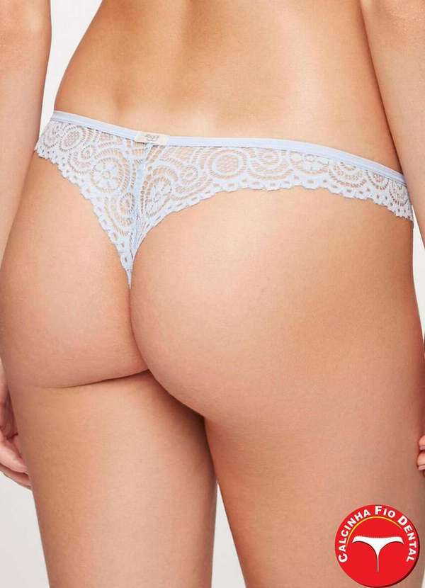 Sloggi - Calcinha Fio Dental Sloggi 27126 537-Sky