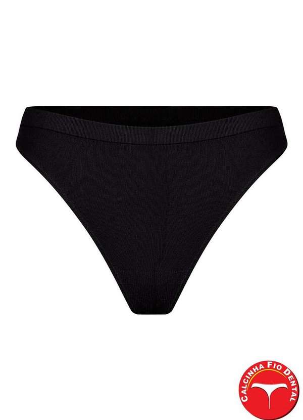 Trifil - Calcinha Fio Dental Trifil 4111 0008-Preto 2