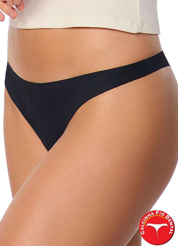 Valisere - Calcinha Fio Dental Valisere 44213.5 71-Preto 3