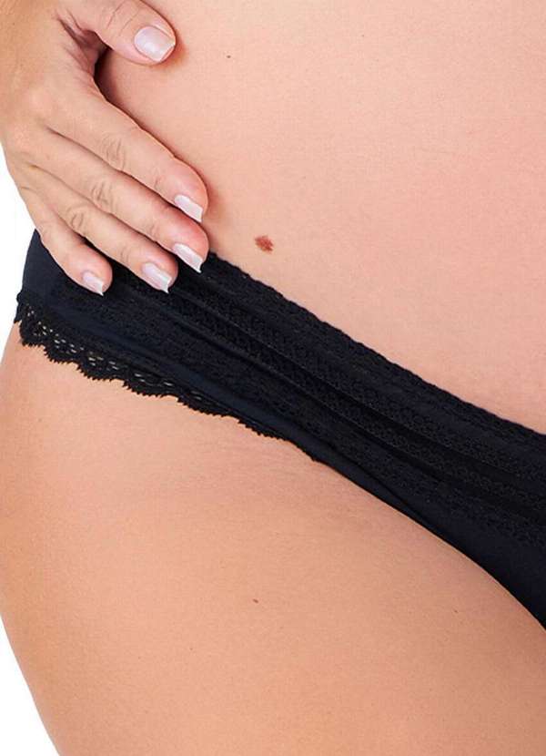 Love Secret - Calcinha Gestante Love Secret 8012022 012-Preto 3