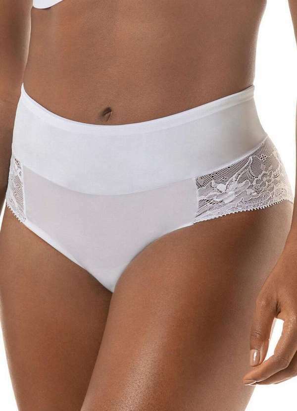 Demillus - Calcinha Hot Pants Aubade Demillus 57488 20-Branco