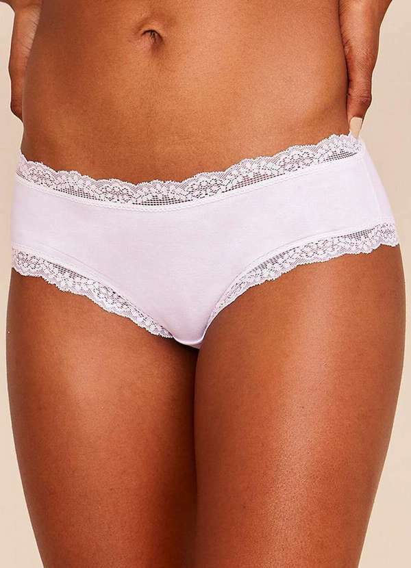 Bonjour - Calcinha Tanga Bonjour Ft390500 Brc-Branco