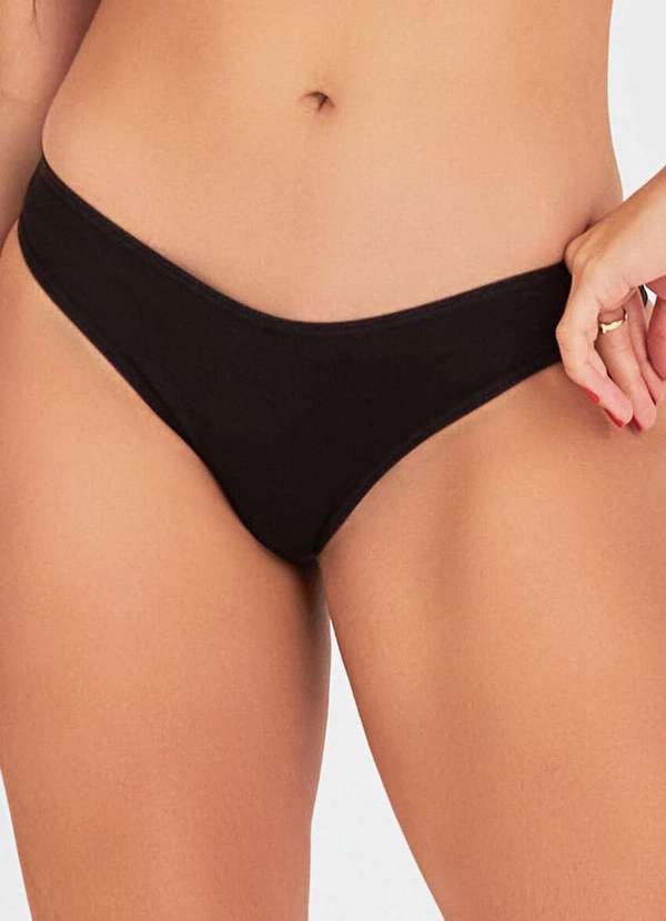 Love Secret - Calcinha Tanga Love Secret 992027 012-Preto
