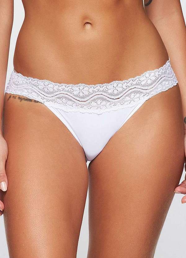 Valisere - Calcinha Tanga Valisere 70714 09-Branco