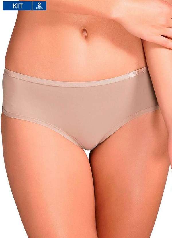 Sloggi - Kit/2 Calcinha Classic Midi 24547 307-Mink-Essence