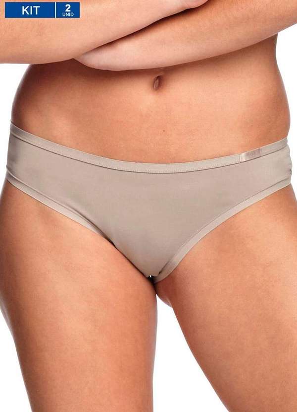 Sloggi - Kit/2 Calcinha Classic Mini 24549 307-Mink-Essence 2